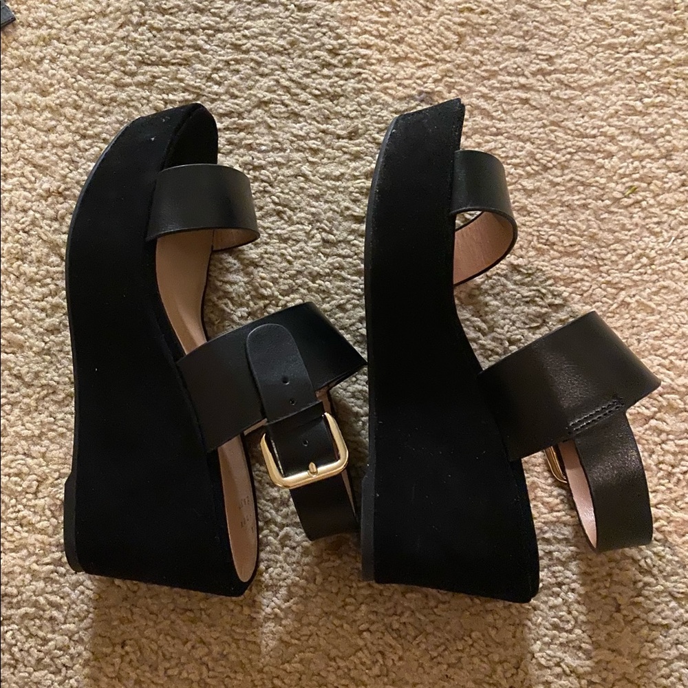 A new day black wedges
